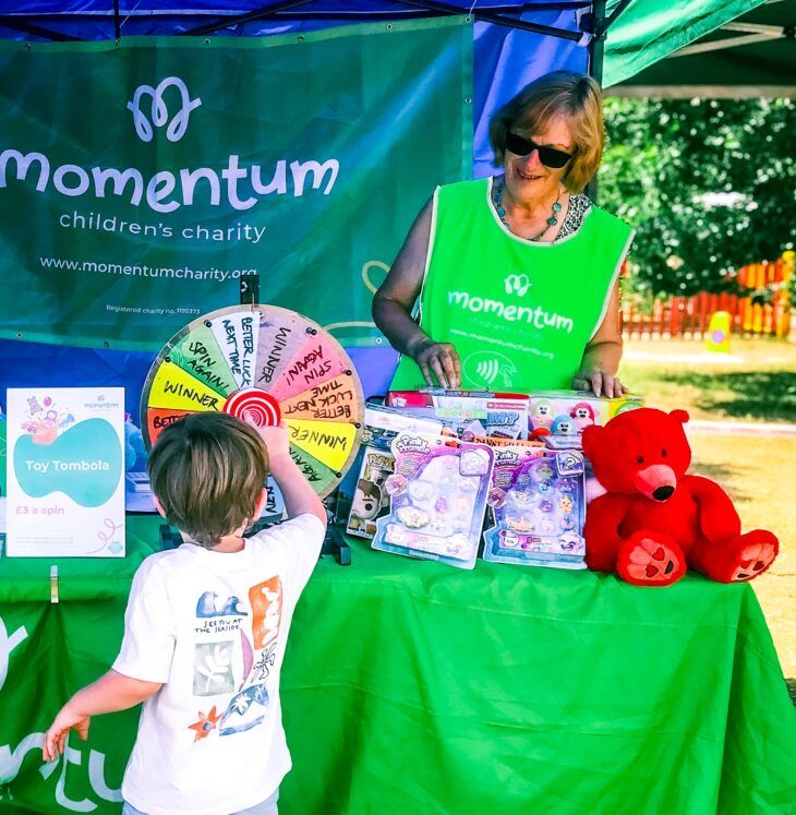 Momentum stall at a Summer fair