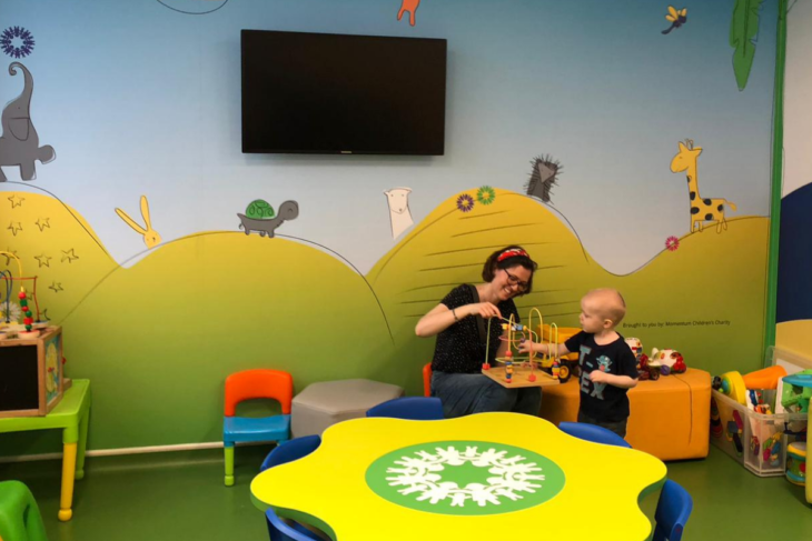 Kingston Hospital UTC children's waiting room - Momentum Children's Charity