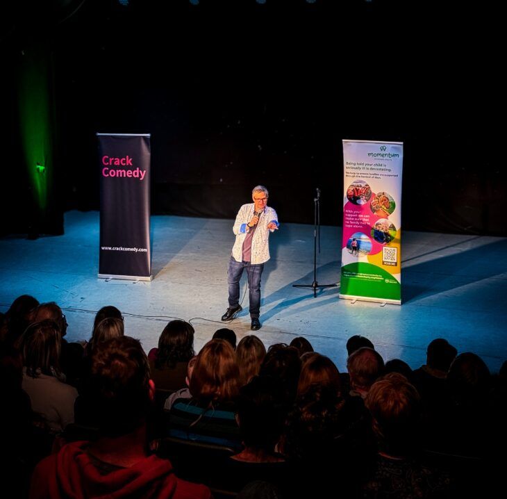Erich McElroy at Momentum Comedy Night