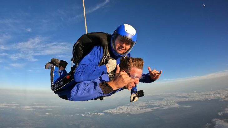 Taking on a skydive for Move for Momentum
