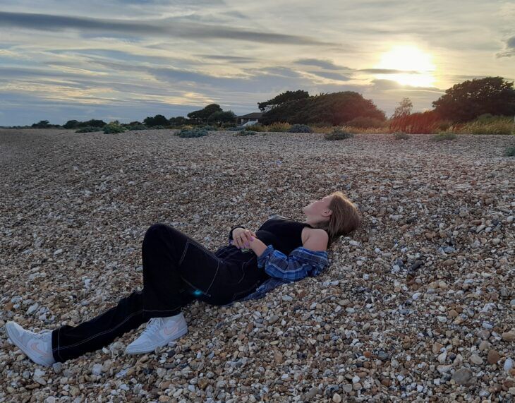 Sunset on a favourite beach